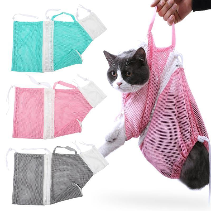 Cat Bathing Bag Puppy Cleaning Shower Bag Grooming Bag for Bathing Anti-Scratch