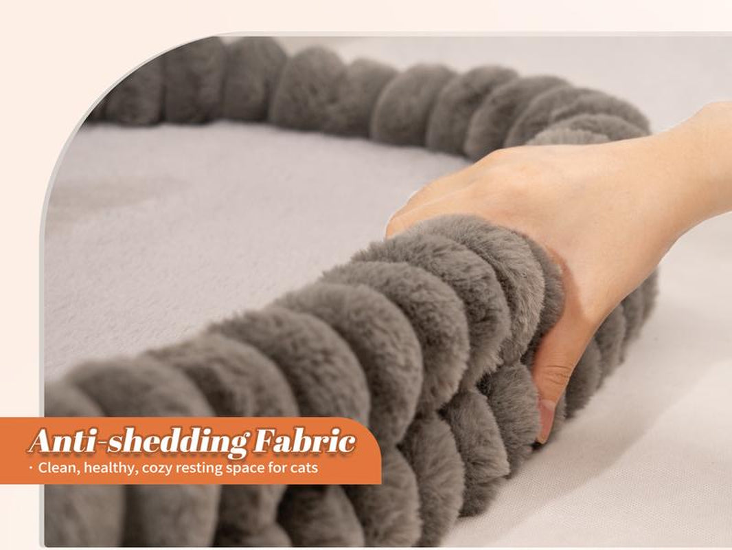 Folding Cat Hammock for Window - Cordless, Machine Washable Bed, Robust Metal Frame, Strong Suction Cups，Cat Window Perch for Cats and Small Dogs