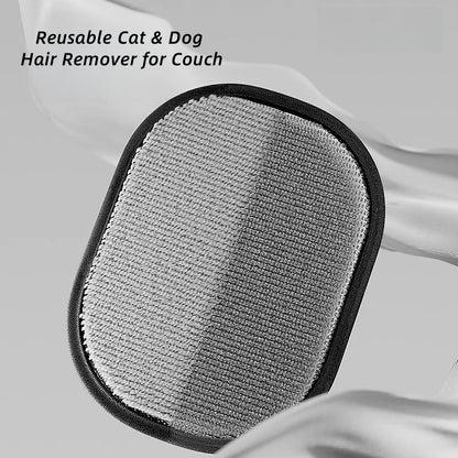 Pet Hair Remover, Electrostatic Pet Hair Removal Gloves, Reusable Cat&Dog Hair Remover for Couch, Furniture, Carpet, Car Seat.